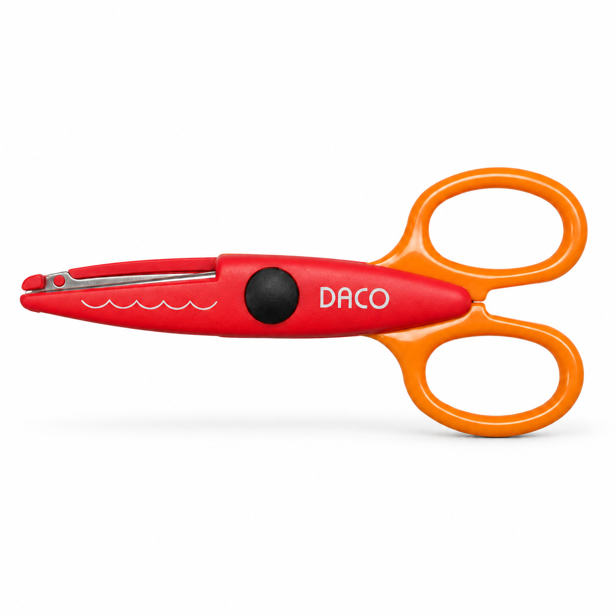 Foarfeca zig-zag pentru colaje si lucru manual, 14 cm, DACO